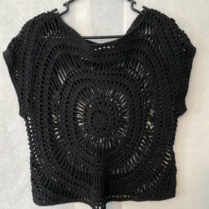 Trina Turk Knit Black Sweater